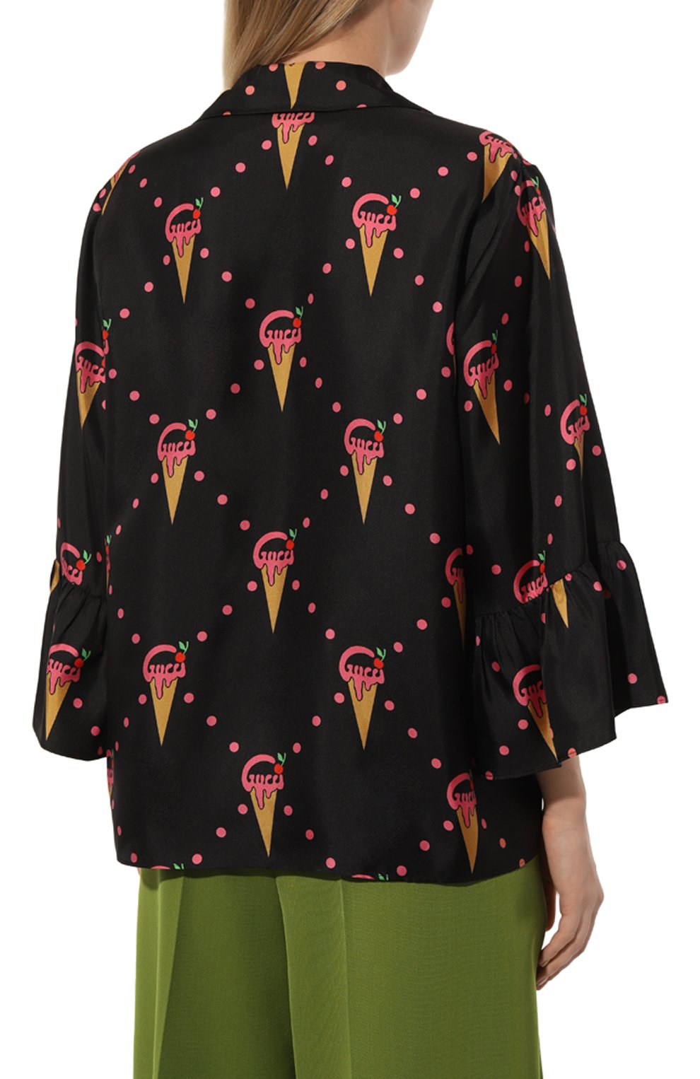 Шелковая блузка GUCCI, арт. 732463/ZAL41, фото 4