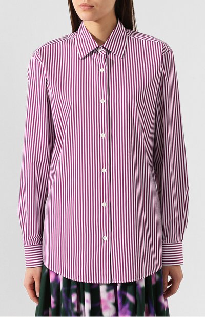 Хлопковая рубашка DRIES VAN NOTEN, арт. 191-10752-7215, фото 3