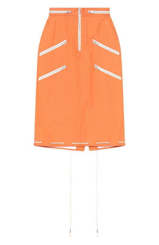 

Хлопковая юбка CALVIN KLEIN 205W39NYC, Оранжевый