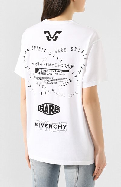 Хлопковая футболка GIVENCHY, арт. BW70753Z33, фото 4