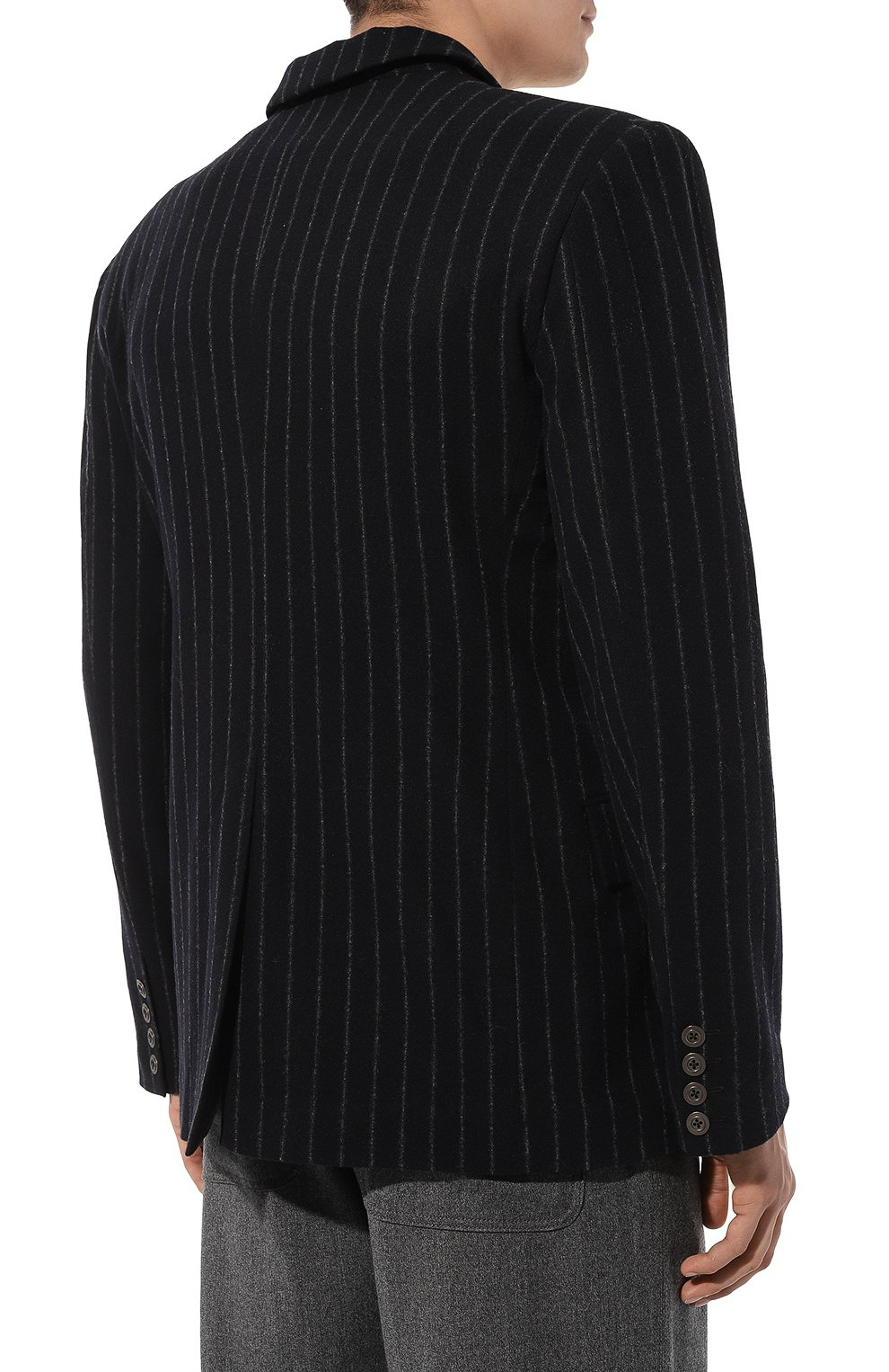 Однобортный пиджак WHO_AM, арт. MJ1-OSV241-DBLU, фото 4