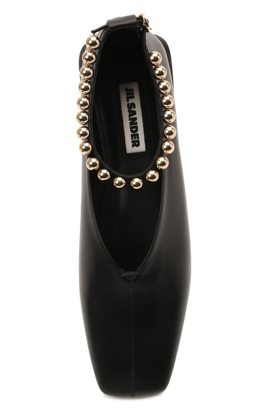 Кожаные балетки Jil Sander JS36061A-13030 Чёрный  JS36061A-13030 Фото 5