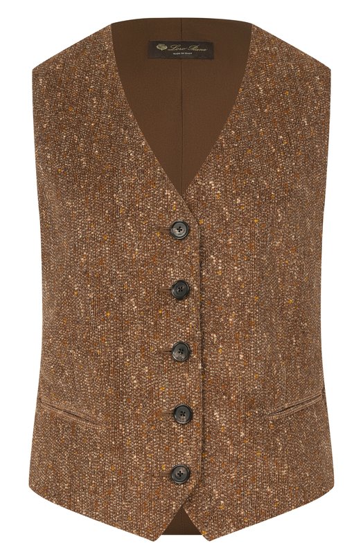 Хлопковый жилет Loro Piana FA04098 Коричневый FA04098