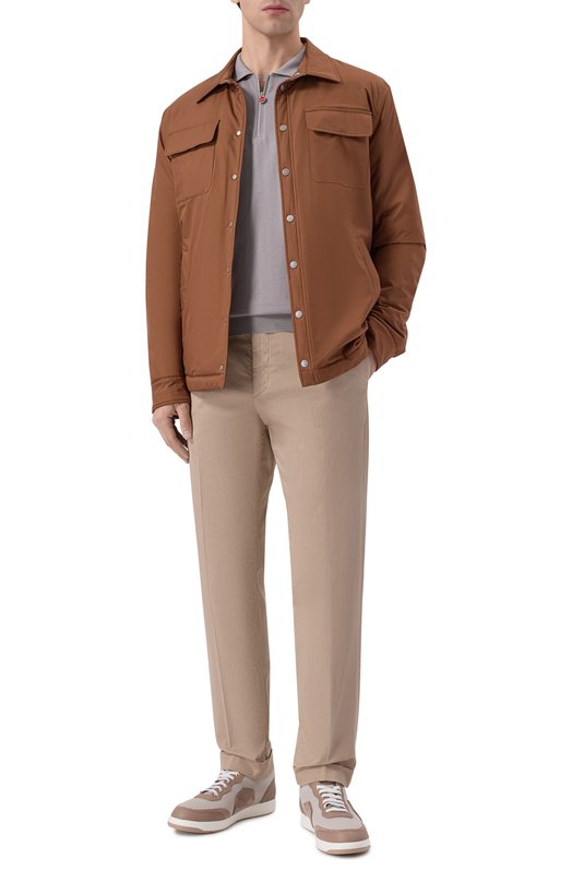 Комбинированные кеды Stefano Ricci UZ34E6674/TWYSDP Бежевый  UZ34E6674/TWYSDP Фото 2