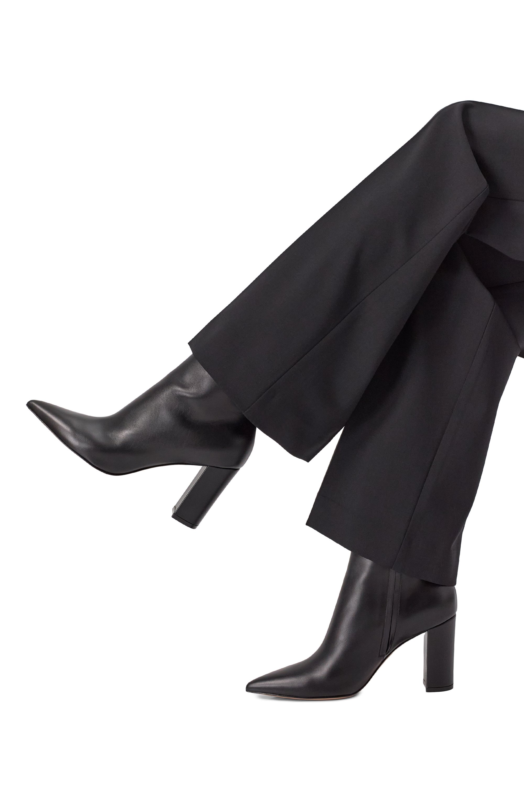 Кожаные ботильоны lyell 85 GIANVITO ROSSI черного цвета по цене 152000 руб., арт. G73134.85RIC.VGINER0, фото 2 Кожаные ботильоны lyell 85 GIANVITO ROSSI, арт. G73134.85RIC.VGINER0, фото 2