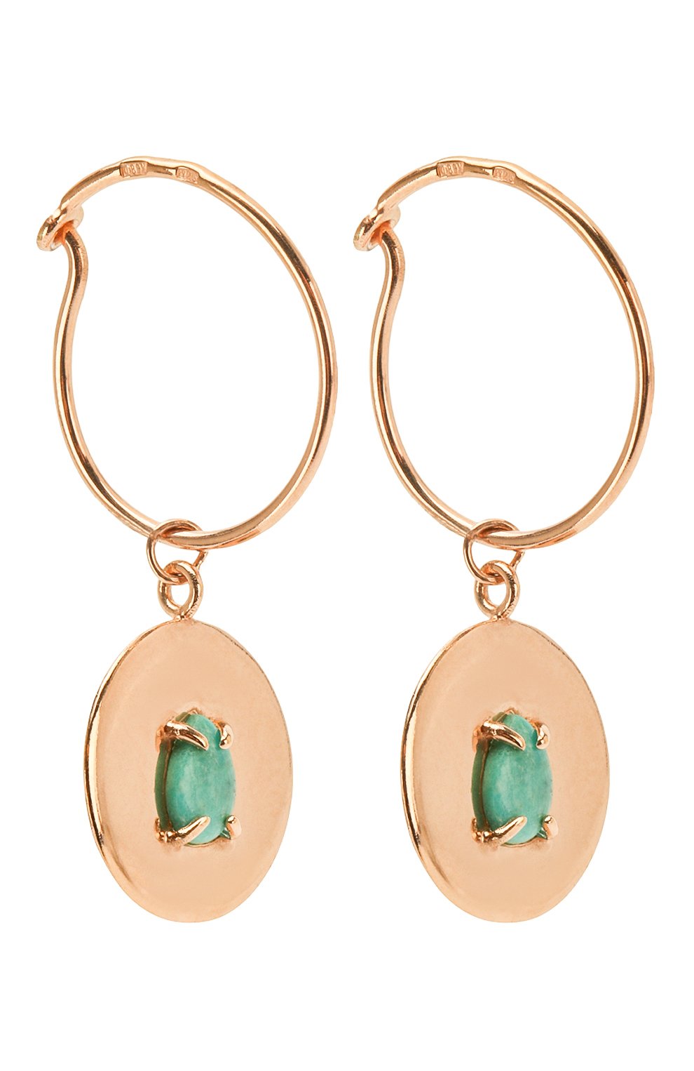 Серьги с бирюзой: стрелец MOONKA, арт. in-er-trq, фото 3