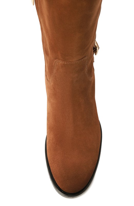 Замшевые сапоги Santoni WSHG71084BJ2NHSY Коричневый  WSHG71084BJ2NHSY Фото 6