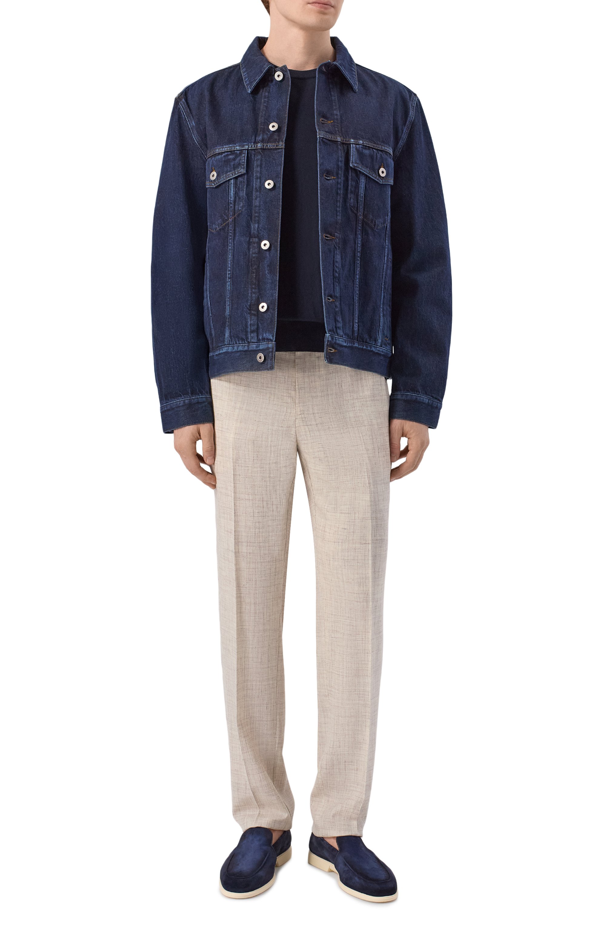 Хлопковый джемпер KITON, арт. UMKXX37K4, фото 2