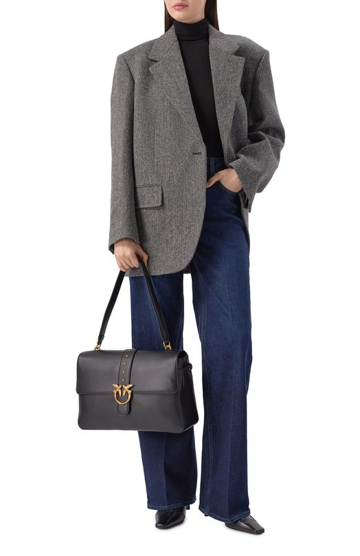 Сумка Love One Extra Slouchy Pinko 105067/A0Q0 Чёрный  105067/A0Q0 Фото 7