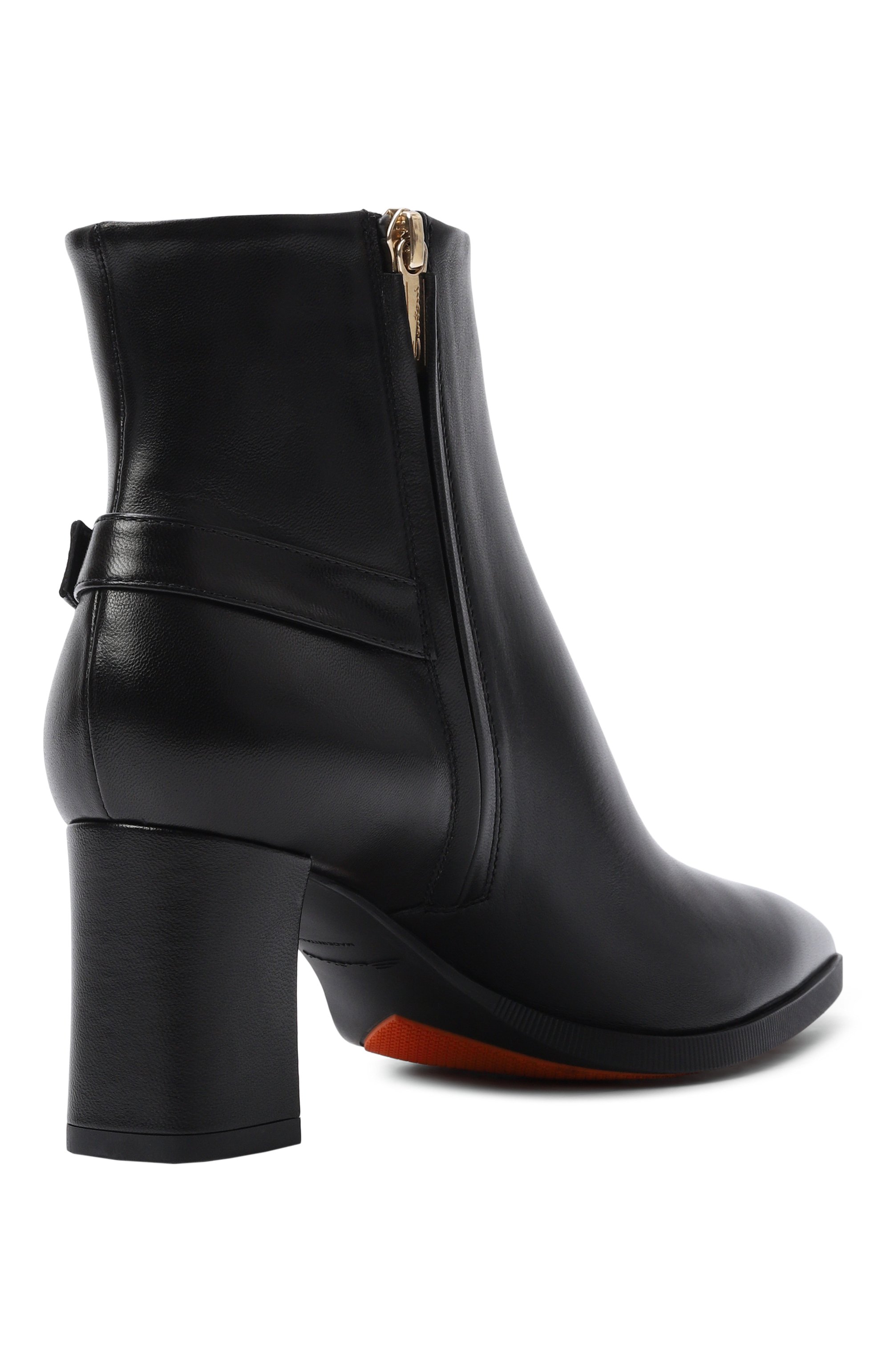 Кожаные ботильоны SANTONI черного цвета по цене 118000 руб., арт. WTEG71846PC4NVGB, фото 5 Кожаные ботильоны SANTONI, арт. WTEG71846PC4NVGB, фото 5