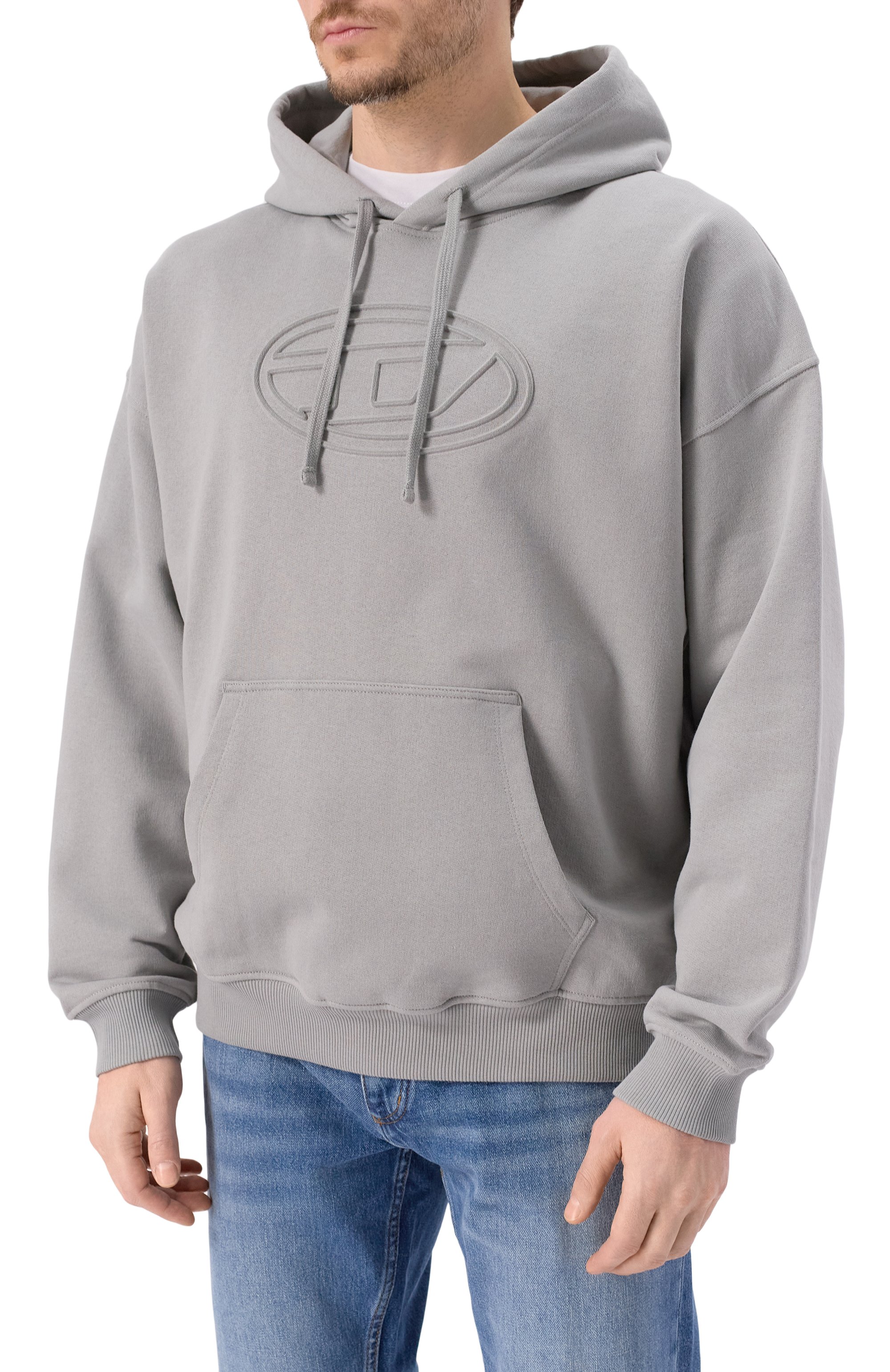 Хлопковое худи DIESEL, арт. A03791/0JYYJ, фото 3