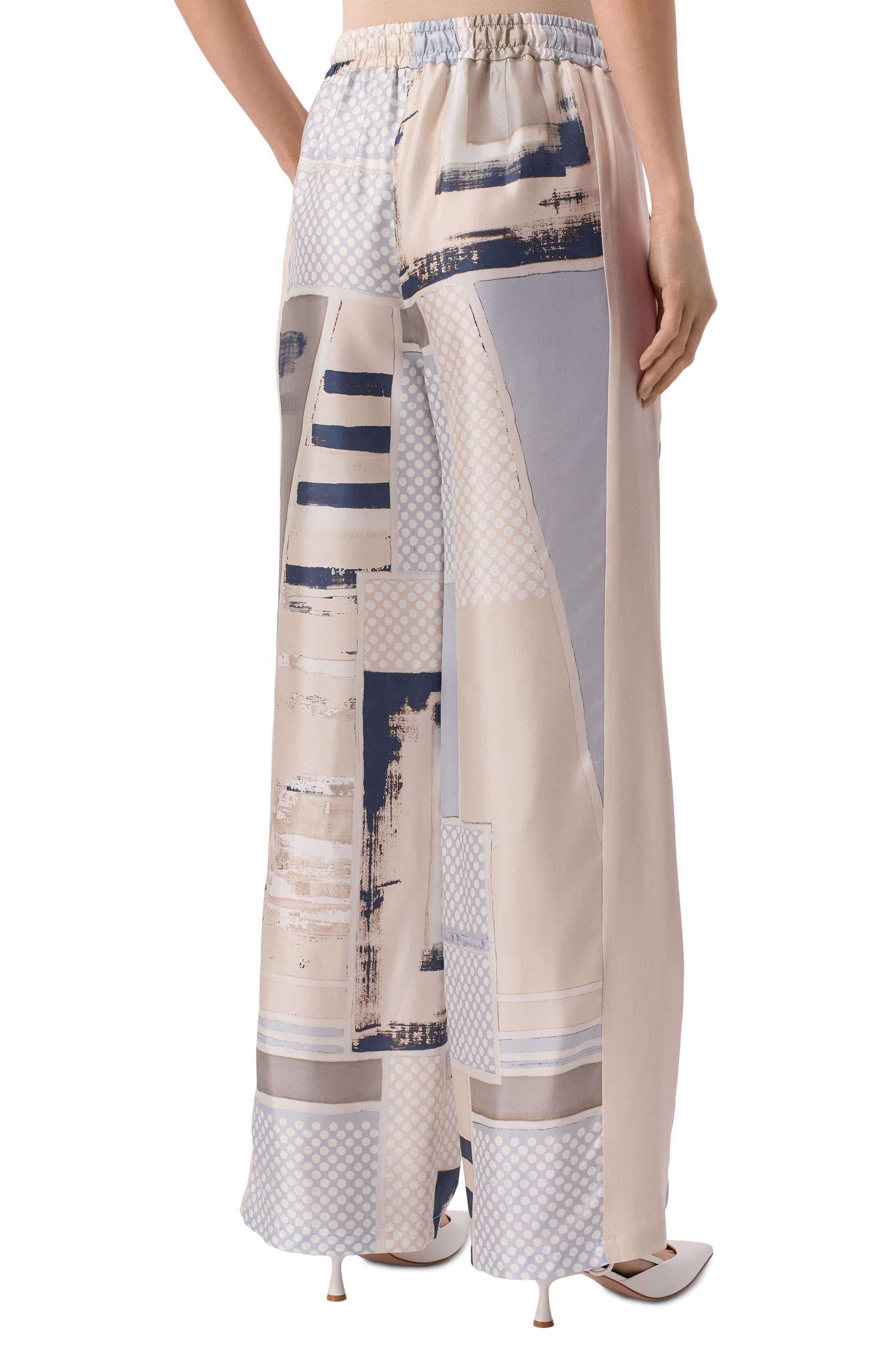 Атласные брюки LORENA ANTONIAZZI, арт. E2553PA31E/4916, фото 4