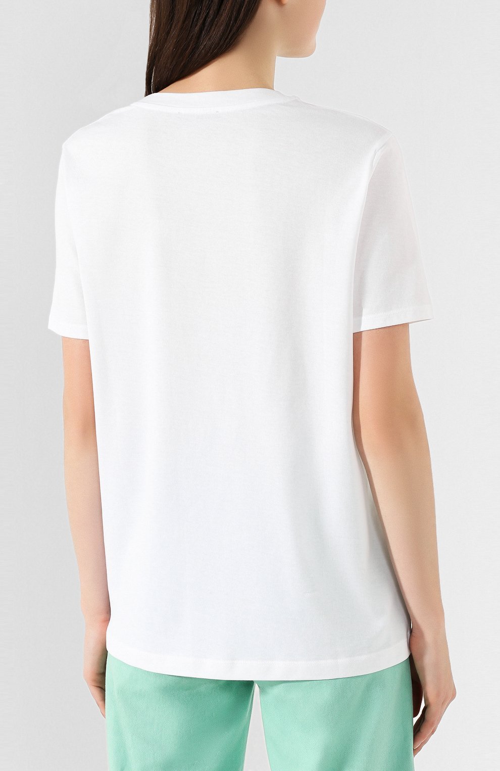 Хлопковая футболка ACNE STUDIOS, арт. AL0038/W, фото 4