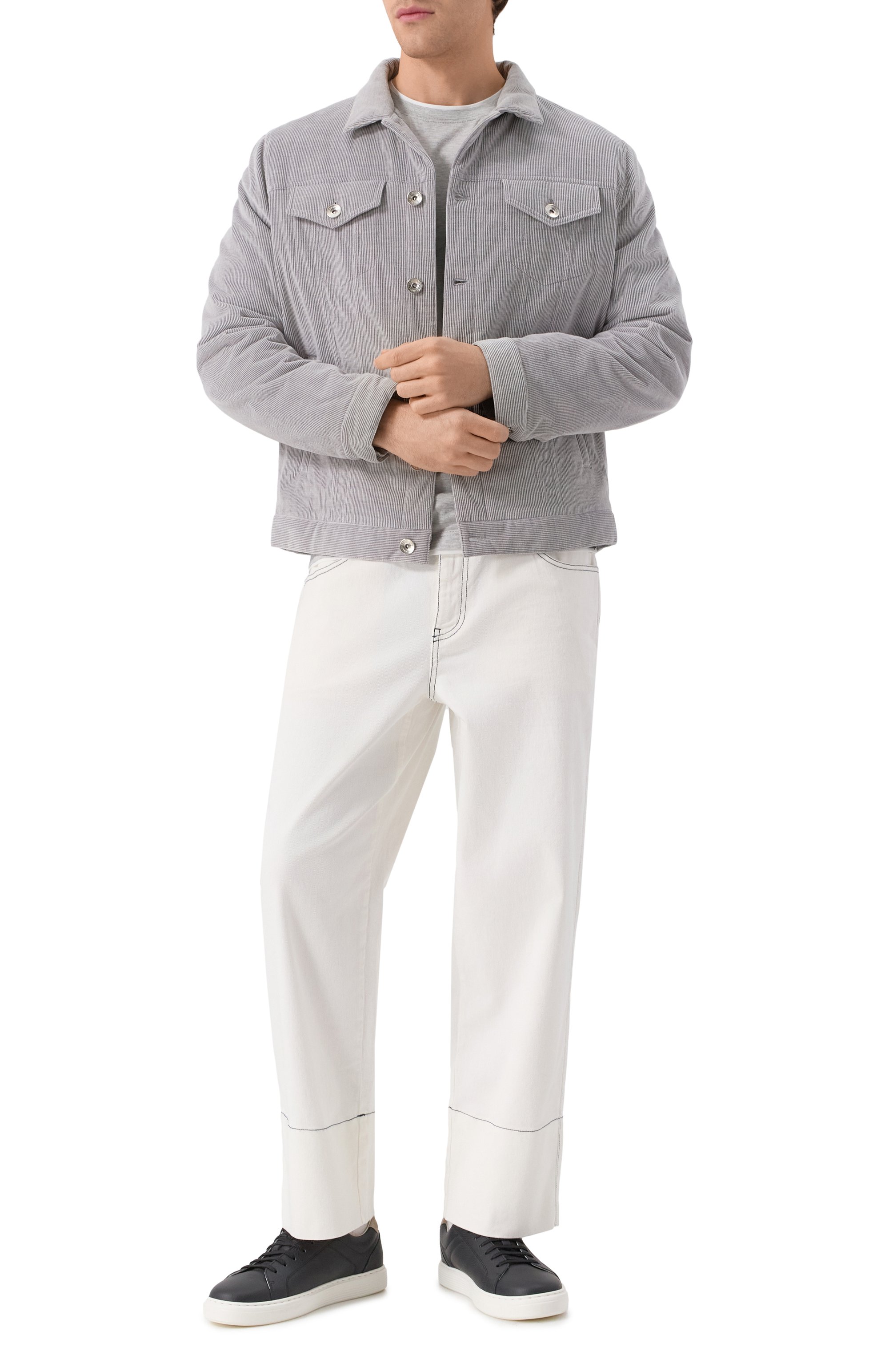 Вельветовая куртка-рубашка BRUNELLO CUCINELLI, арт. MQ4356880, фото 2