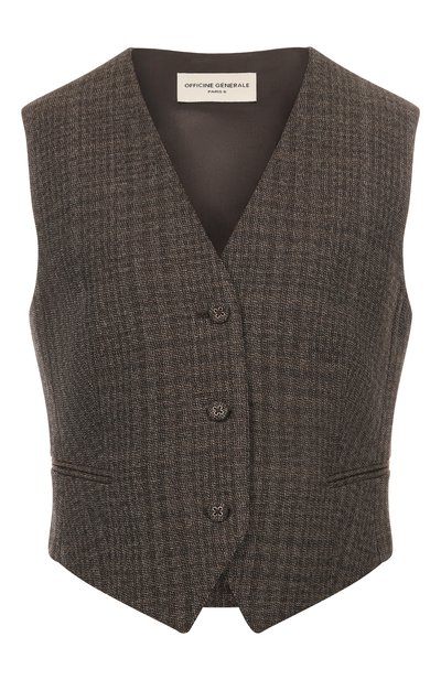 Женский шерстяной жилет OFFICINE GENERALE, арт. W25WTLG404