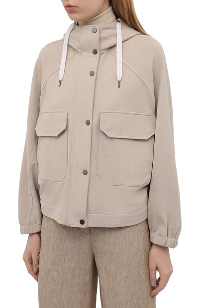 Хлопковая куртка BRUNELLO CUCINELLI, арт. MP05NSF906, фото 3