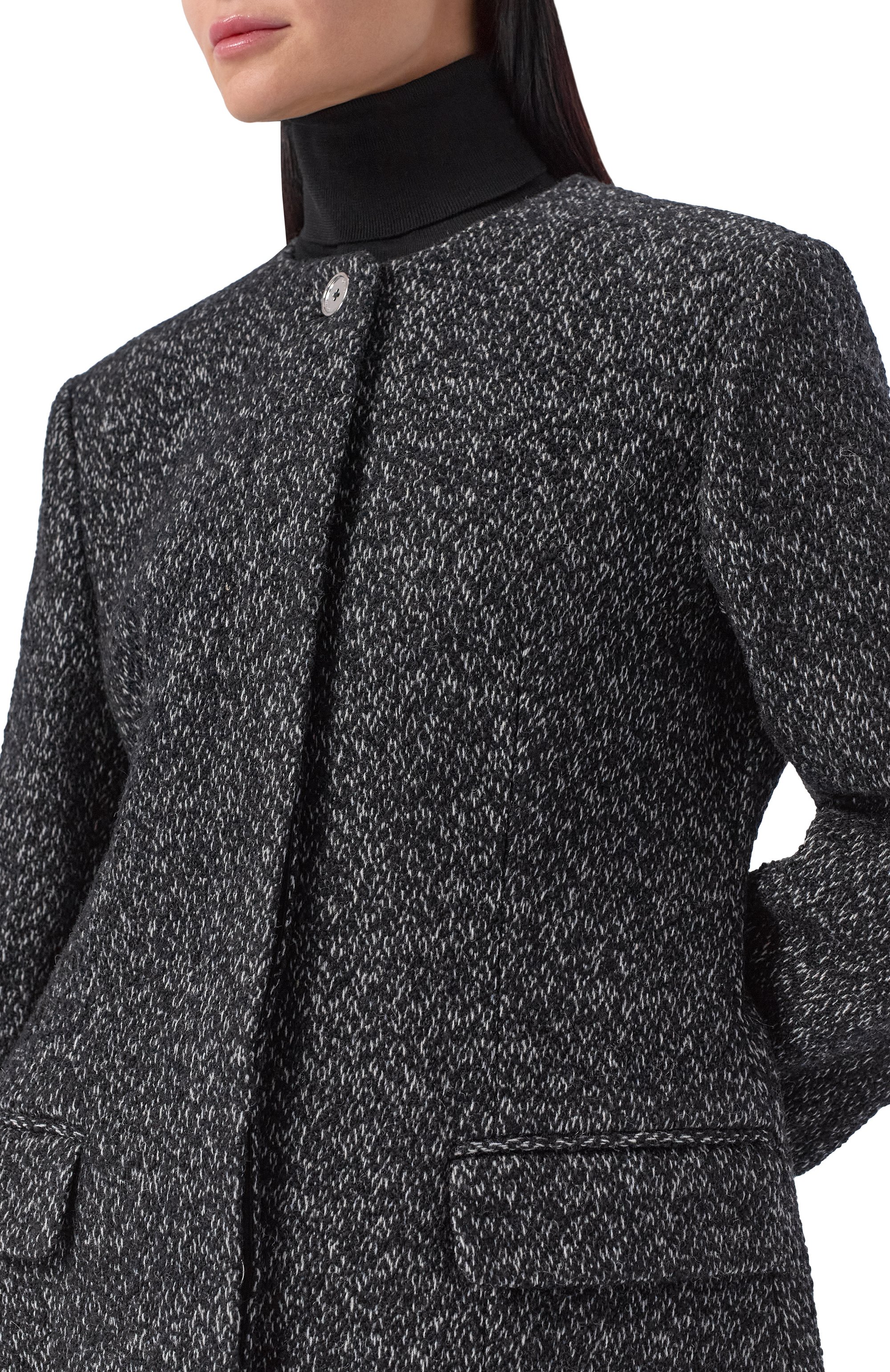 Твидовый жакет TOTEME, арт. 254-WR00145-FB0507, фото 5