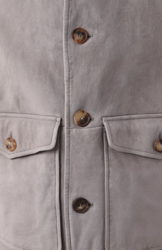 Дубленка из овчины Brunello Cucinelli MPMLV1952 Серый  MPMLV1952 Фото 6