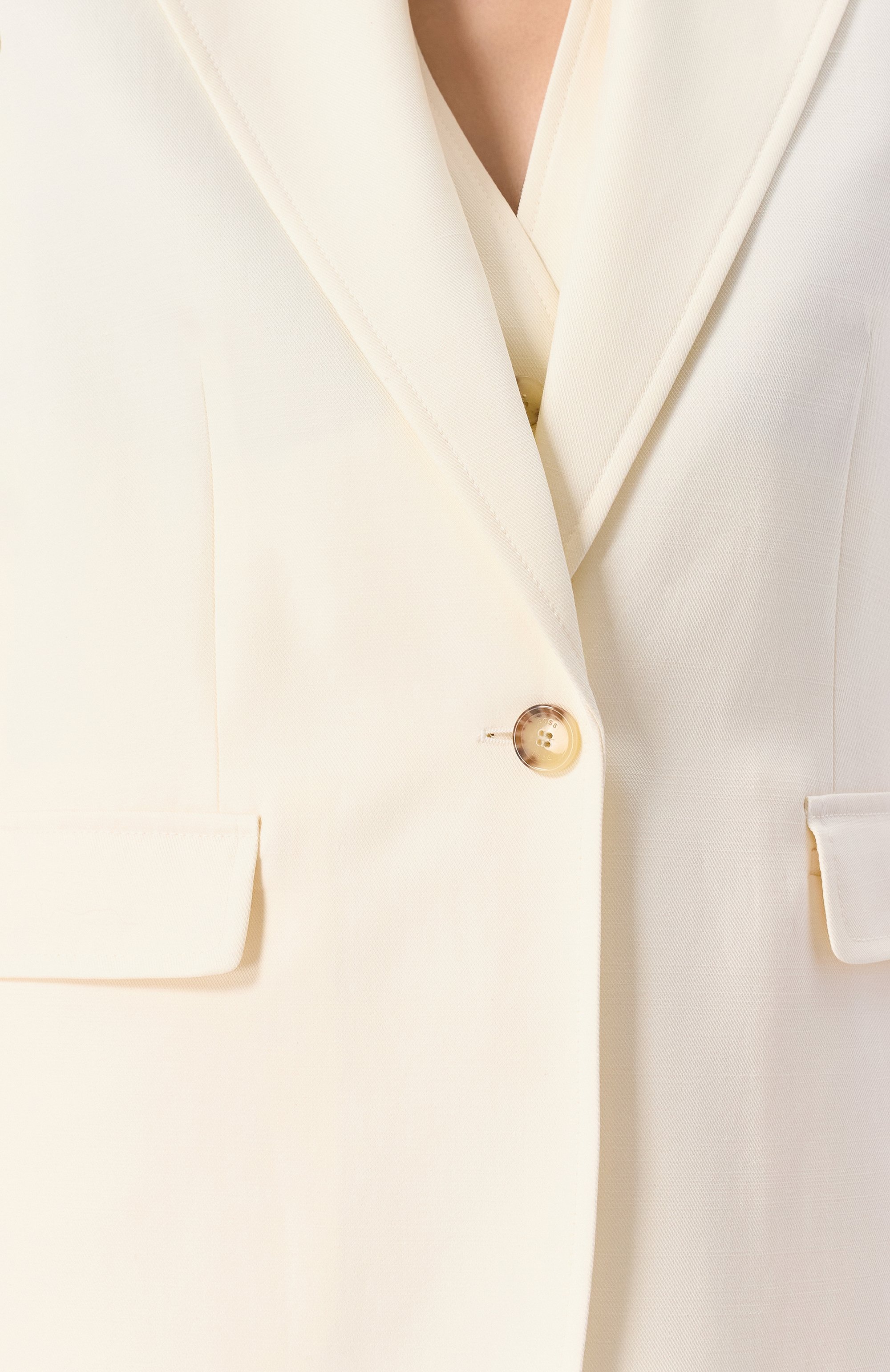 Жакет из хлопка и лиоцелла BOSS ORANGE, арт. 50546215, фото 5