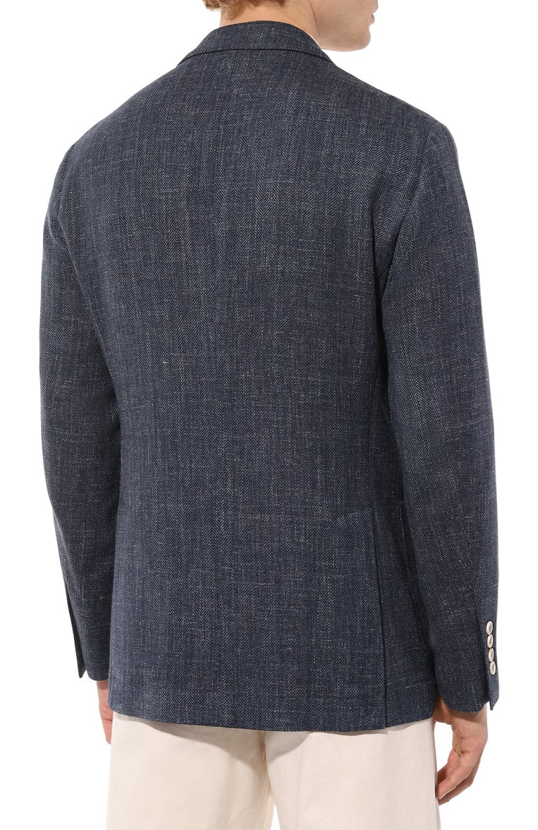Пиджак из шерсти и шелка BRUNELLO CUCINELLI, арт. MQ4257BBD, фото 4