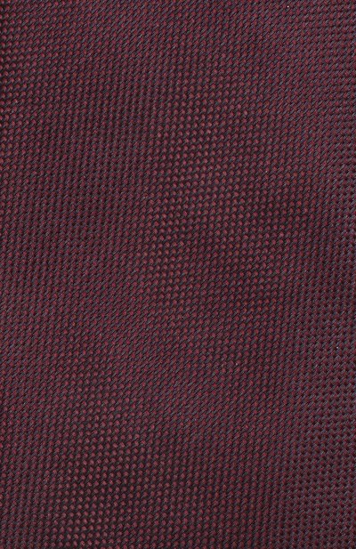 Шелковый галстук CORNELIANI бордового цвета по цене 15150 руб., арт. 84U302-9820314/00, фото 3 Шелковый галстук CORNELIANI, арт. 84U302-9820314/00, фото 3