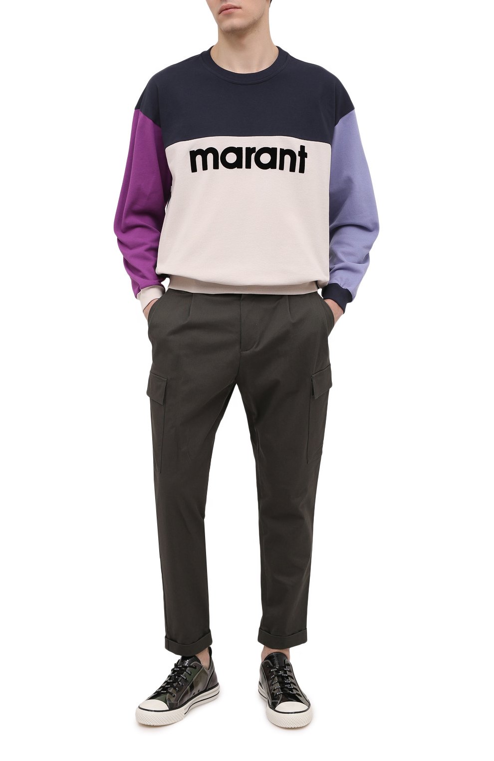 Хлопковый свитшот ISABEL MARANT, арт. SW0279-21P033H/AFT0NE, фото 2