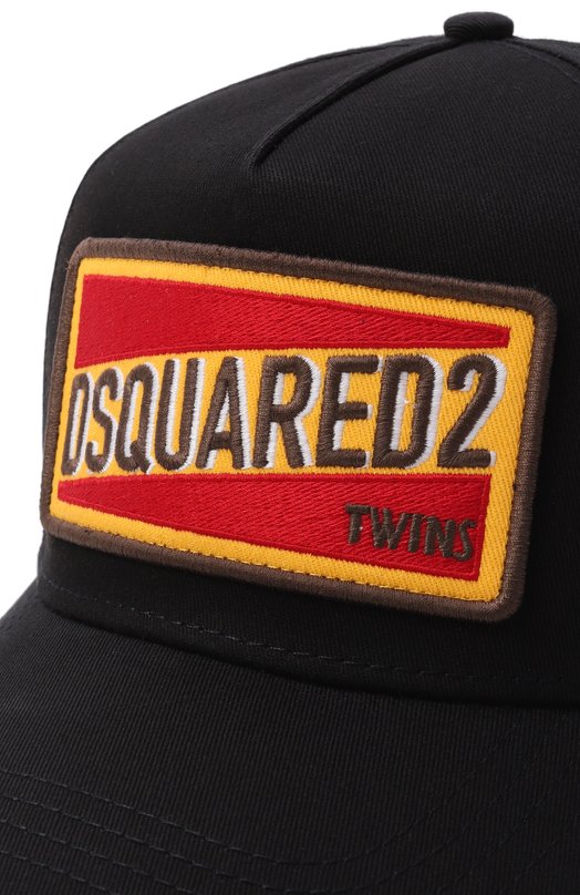 Хлопковая бейсболка Dsquared2 BCM0419/05C00001 Чёрный  BCM0419/05C00001 Фото 3