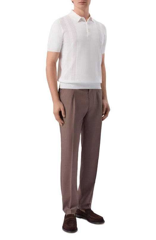 Шерстяные брюки Capobianco 20M808.UN00._001 Коричневый  20M808.UN00._001 Фото 2