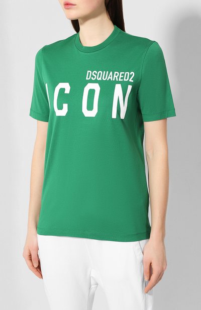 Хлопковая футболка DSQUARED2, арт. S80GC0001/S23009, фото 3