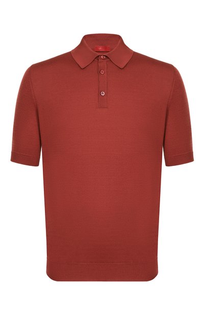 Мужская поло из хлопка и шелка MVST, арт. M26.CSM.K424/50% C0TT0N 50% SILK