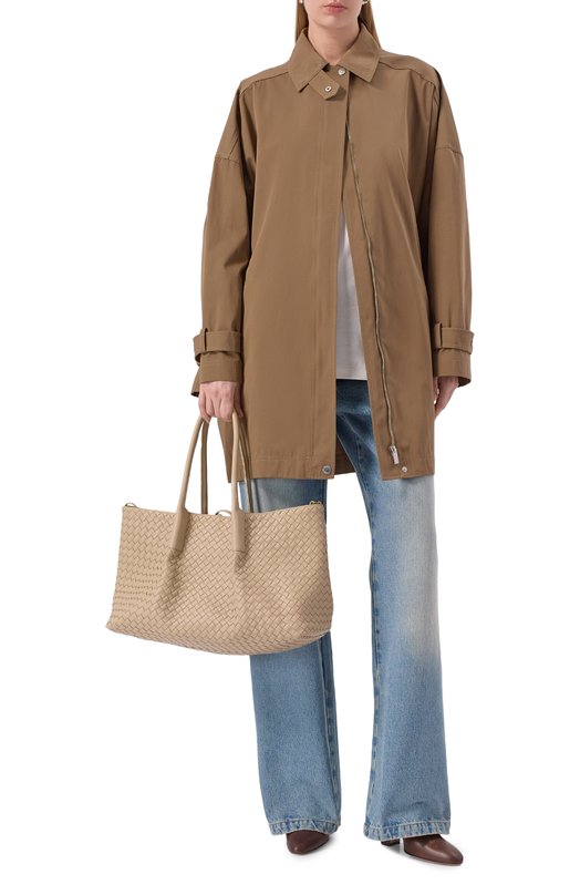 Двусторонняя сумка Pinacoteca Bottega Veneta 817166/V5AG1 Бежевый  817166/V5AG1 Фото 9