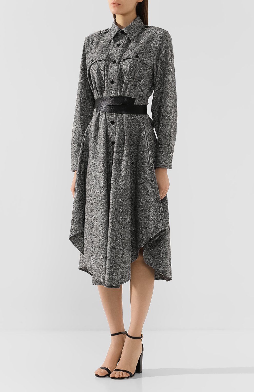 Шерстяное платье STELLA MCCARTNEY черного цвета по цене 97150 руб., арт. 589995/SNB52, фото 3 Шерстяное платье STELLA MCCARTNEY, арт. 589995/SNB52, фото 3