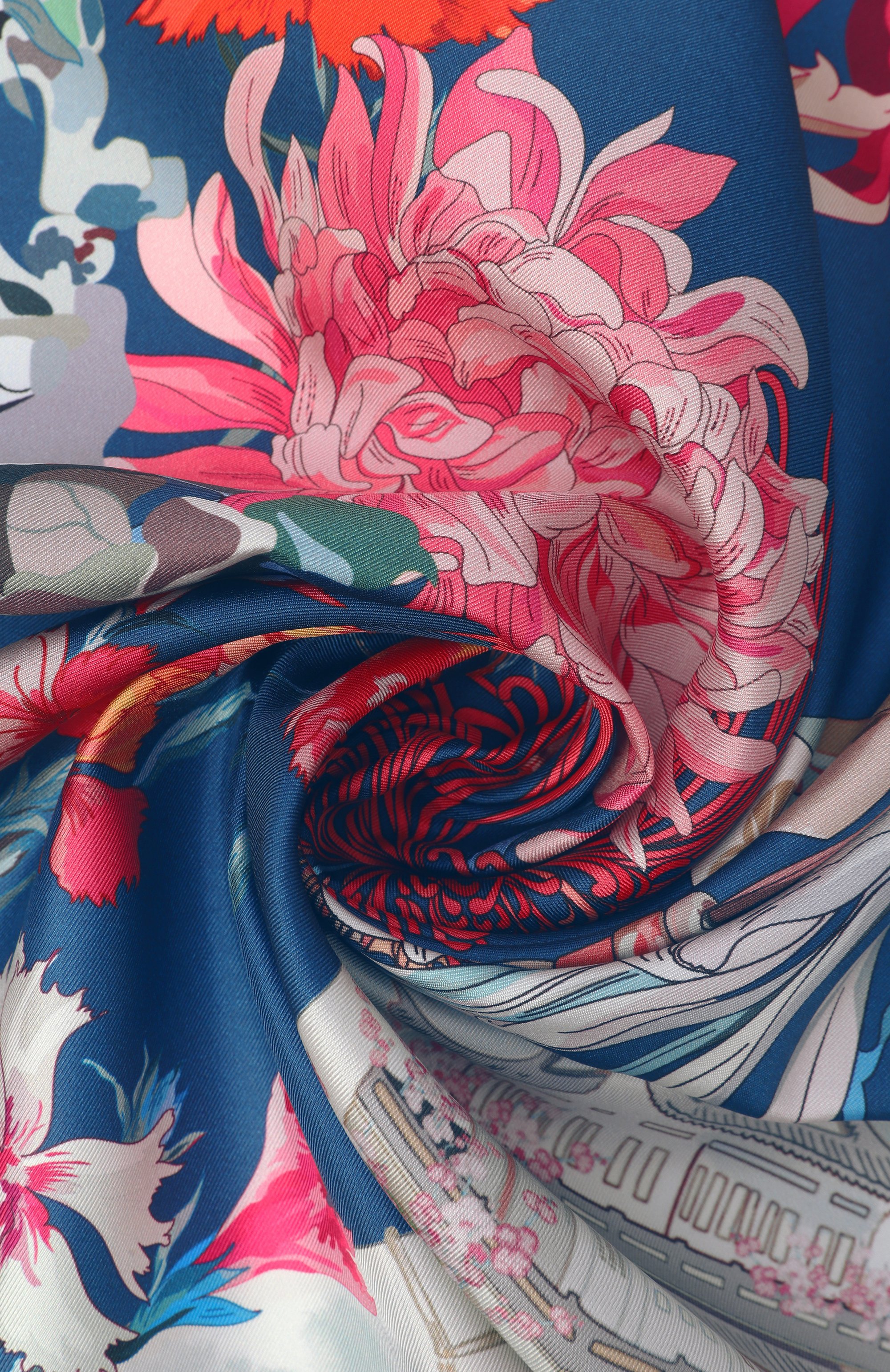 Шелковый платок about flowers and travel RADICAL CHIC, арт. 710992.07.02, фото 3