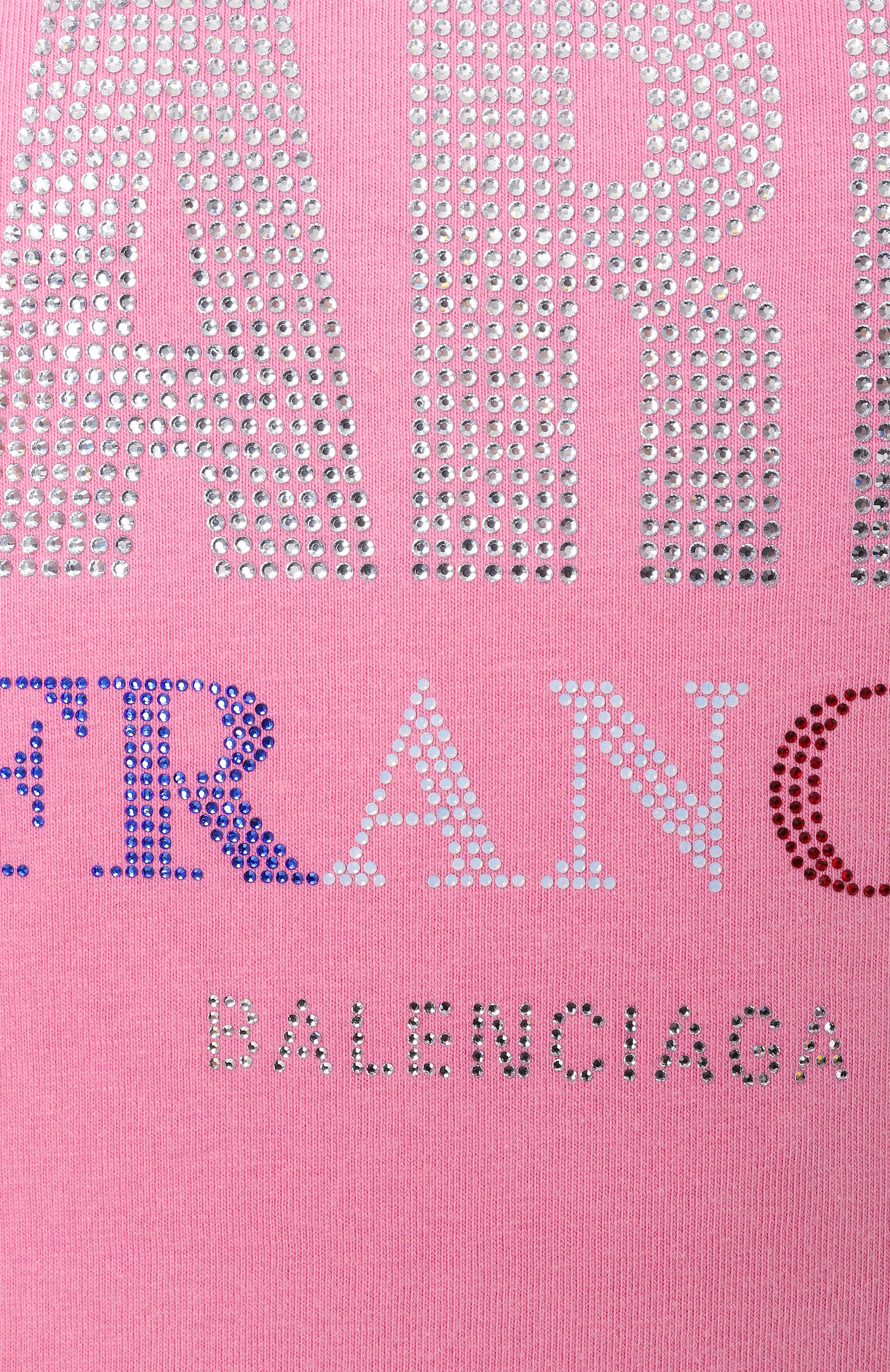 Хлопковая футболка BALENCIAGA, арт. 809122/TRVL5, фото 6