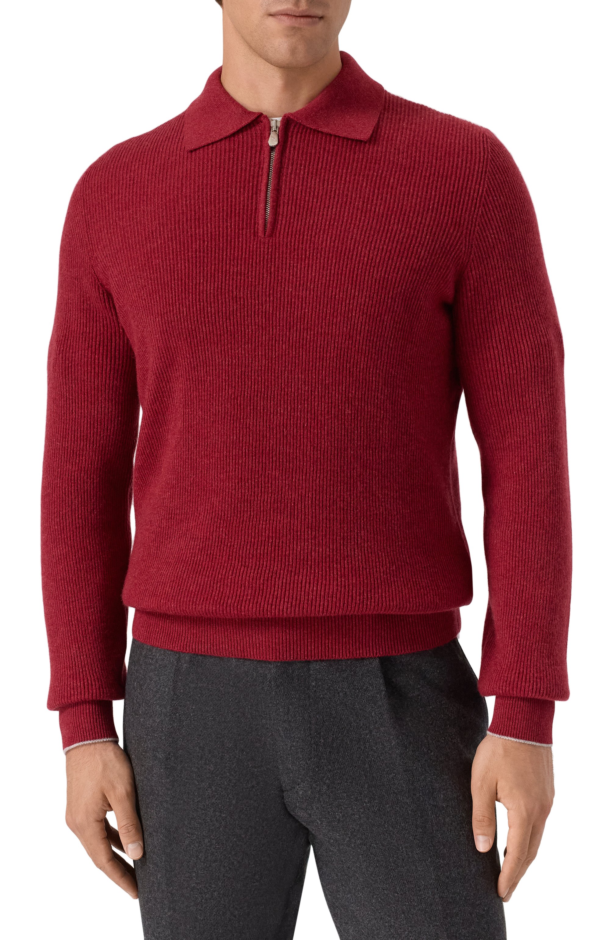 Кашемировое поло BRUNELLO CUCINELLI, арт. M2229525, фото 3