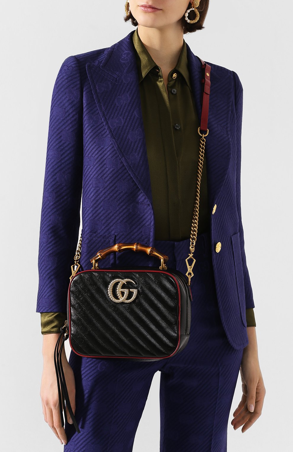 Сумка gg marmont small GUCCI, арт. 602270/00LFX, фото 5