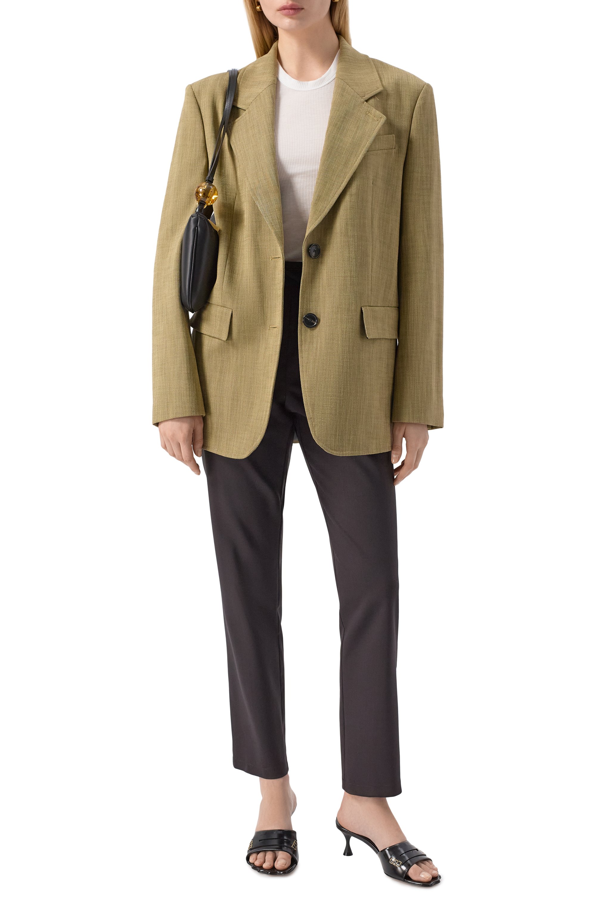 Шерстяные брюки LORENA ANTONIAZZI, арт. PA80Q/3180, фото 2