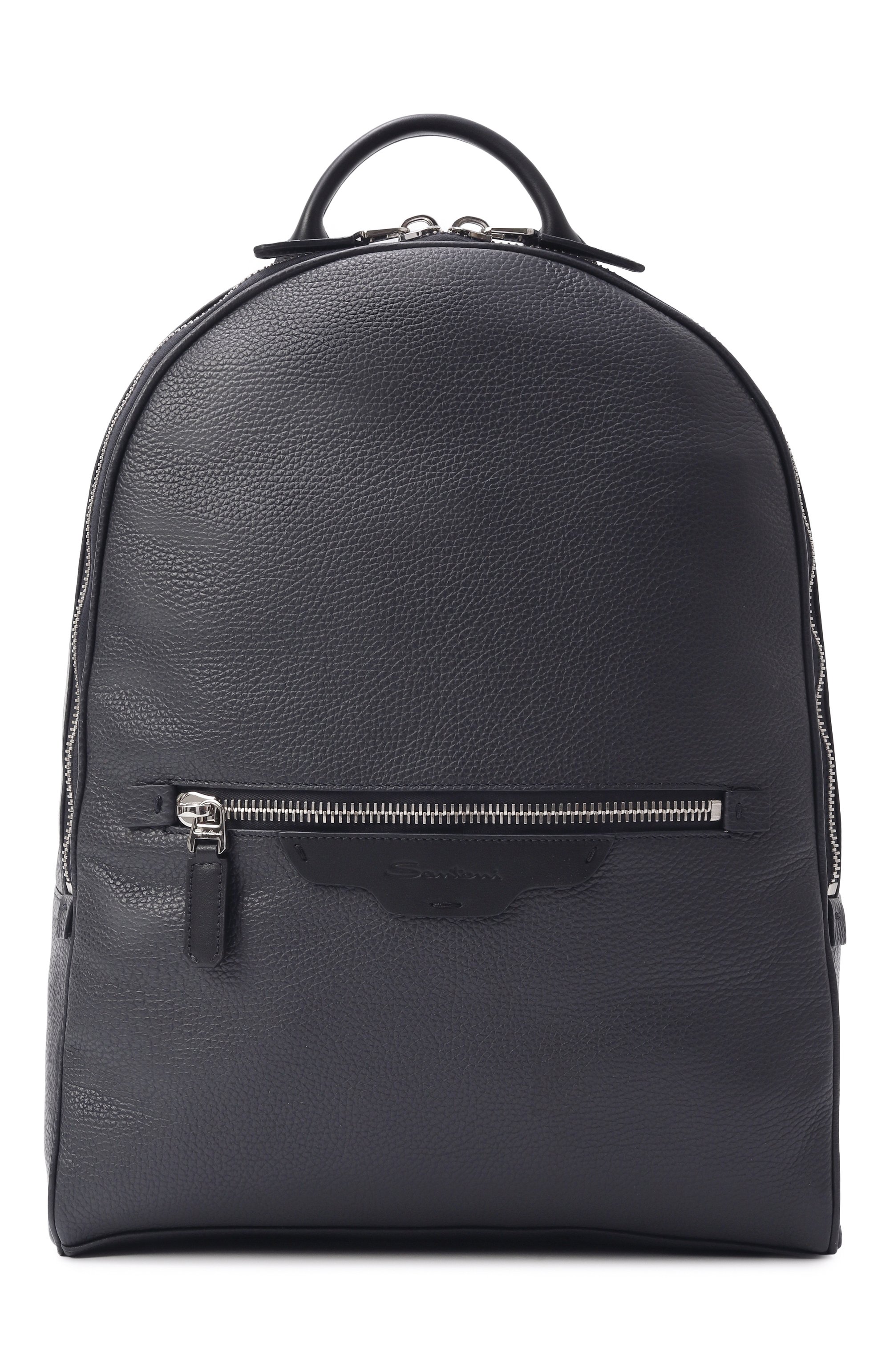 Рюкзак SANTONI темно-синего цвета по цене 97350 руб., арт. UIBGA2668EN-AVGH, фото 1 Рюкзак SANTONI, арт. UIBGA2668EN-AVGH, фото 1