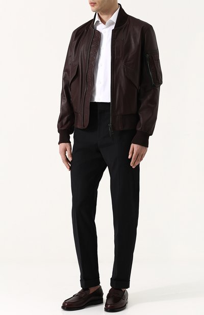 Хлопковые слаксы BOTTEGA VENETA, арт. 497741/V0KF1, фото 2