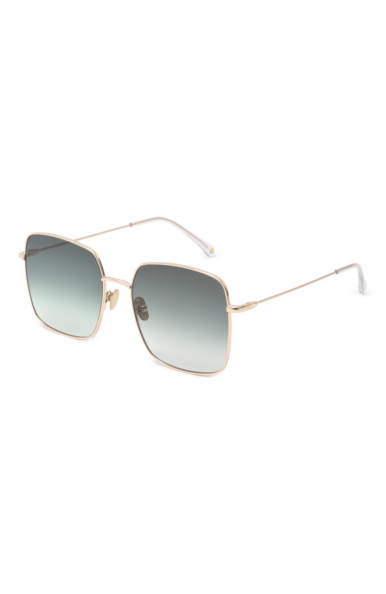 Женские солнцезащитные очки BALI EYEWEAR зеленого цвета, арт. RUBY GC13 | Фото 1 (Региональные ограничения белый список (Axapta Mercury): Не проставлено; Нос: Не проставлено; Тип очков: С/з; Материал: Металл; Оптика Гендер: оптика-женское; Очки форма: Квадратные)