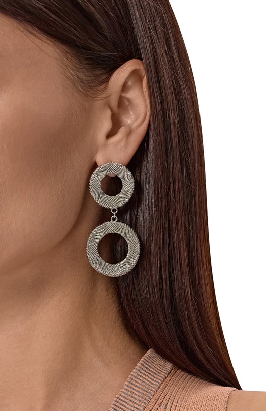Серьги Crystalline Jewellery 371ТW Серебряный  371ТW Фото 2