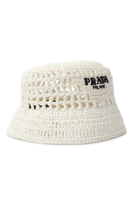 Женская панама из рафии PRADA, арт. 1HC137/2A2T