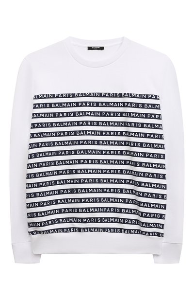 Хлопковый свитшот BALMAIN, арт. BU4P60