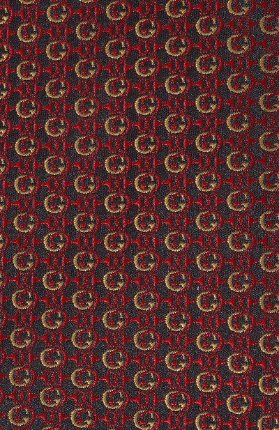 Шелковый галстук GUCCI бордового цвета по цене 28800 руб., арт. 643994 4E002, фото 4 Шелковый галстук GUCCI, арт. 643994 4E002, фото 4