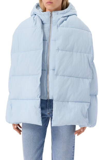 Пуховик BOSS ORANGE голубого цвета по цене 38350 руб., арт. 50548028, фото 3 Пуховик BOSS ORANGE, арт. 50548028, фото 3