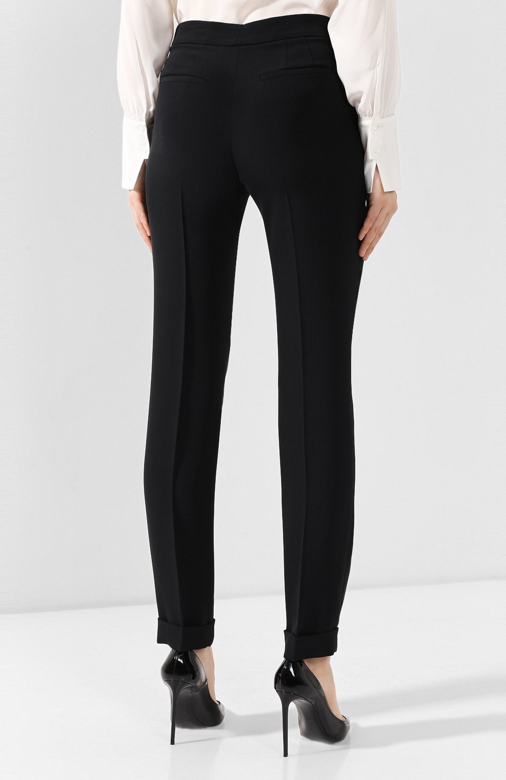 Брюки из смеси вискозы и шелка GIORGIO ARMANI, арт. 9WHPP07Z/T008A, фото 4