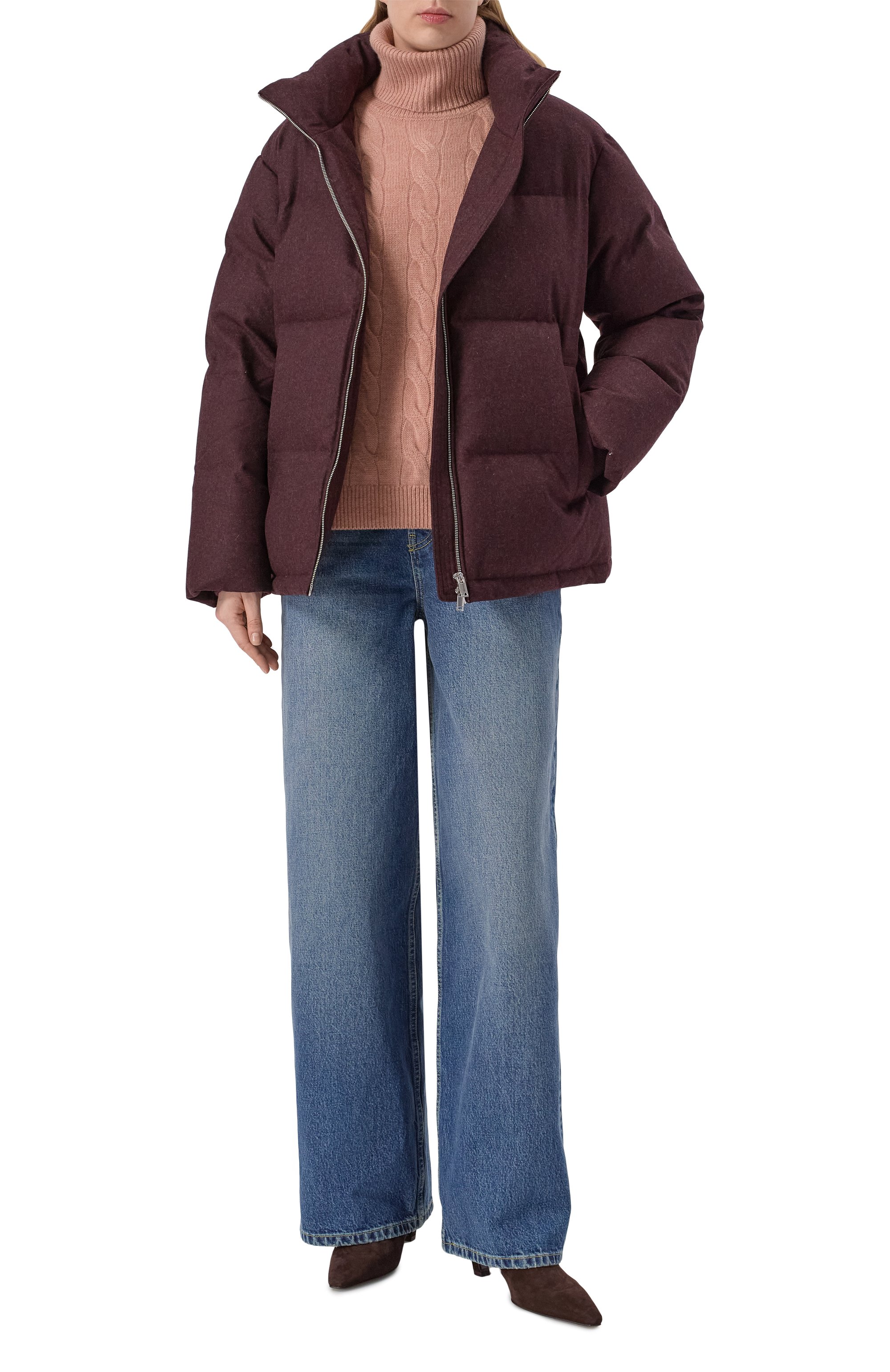 Пуховик из шерсти и кашемира 12 STOREEZ, арт. 133515, фото 2