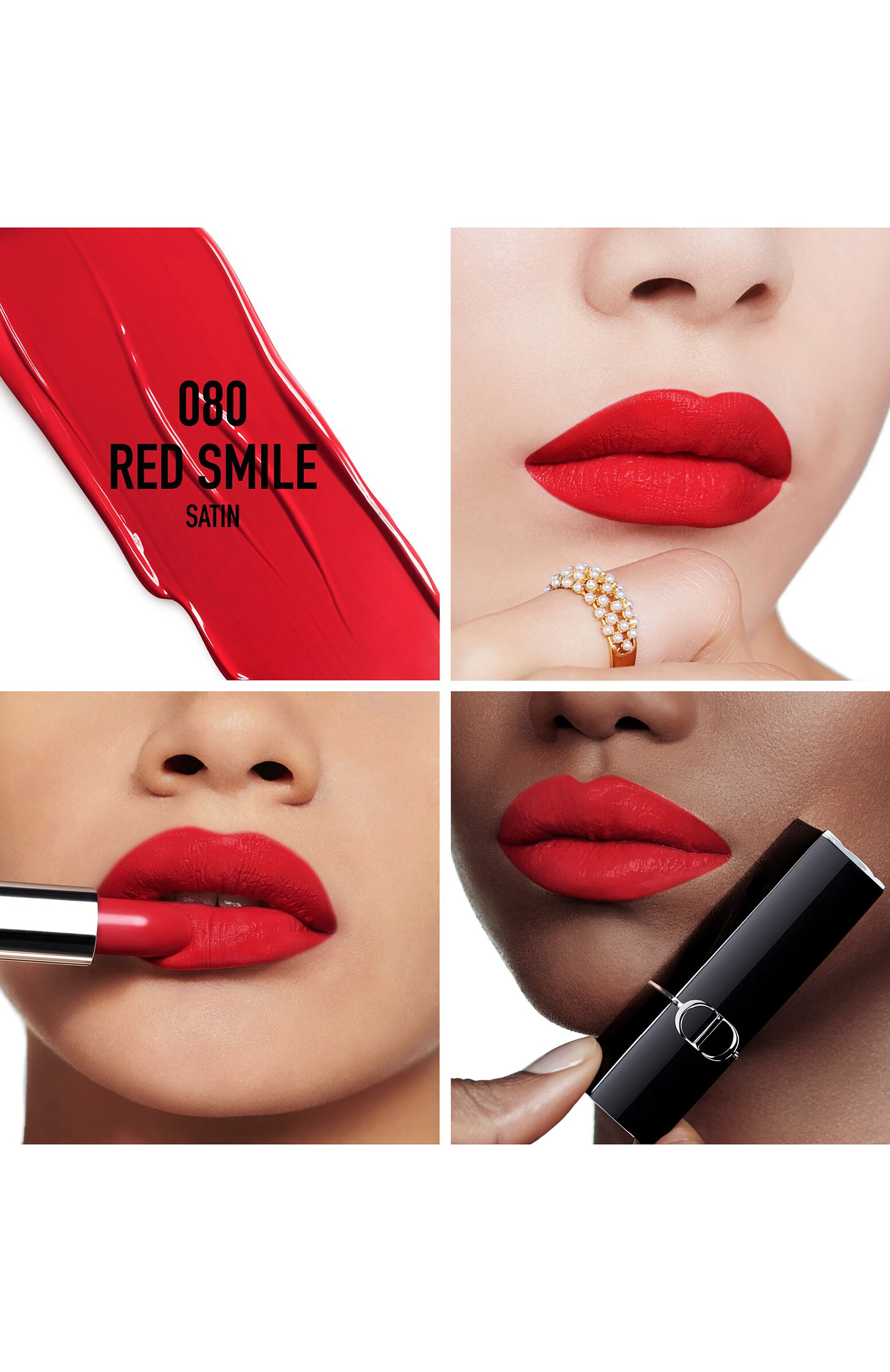 Сменный блок помады для губ с сатиновым финишем rouge dior, оттенок 080 красная улыбка (3,5g) DIOR, арт. C335500080, фото 3