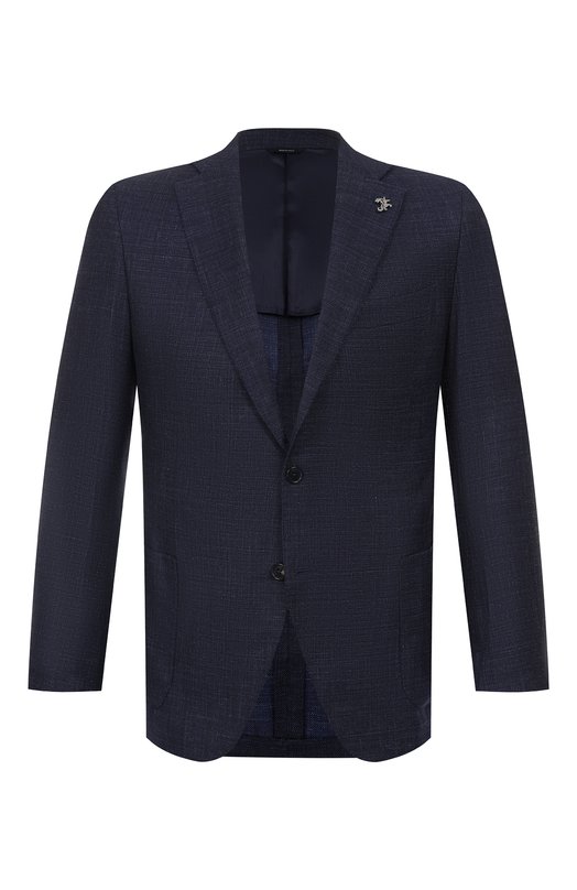 

Пиджак и шерсти и шелка Tombolini, Синий