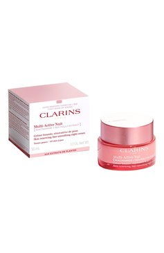 Ночной обновляющий крем multi-active для всех типов кожи (50ml) CLARINS бесцветного цвета, арт. 80100572 | Фото 3 (Региональные ограничения белый список (Axapta Mercury): Не проставлено; Нос: Не проставлено; Тип продукта: Кремы; Назначение: Для лица)